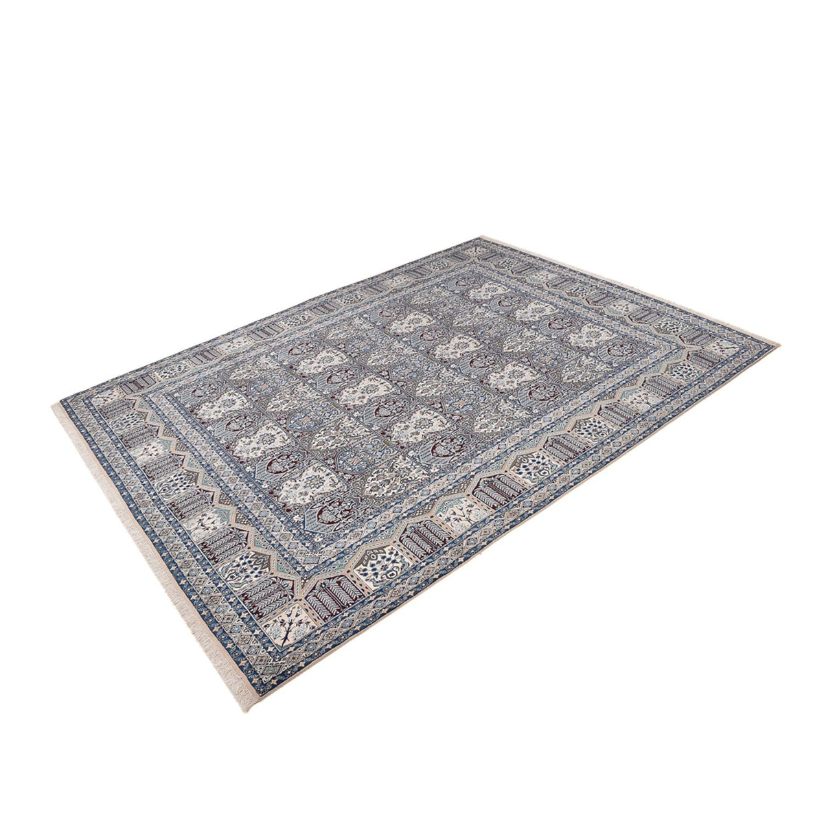 Perserteppich - Nain - Premium - 413 x 301 cm - grau