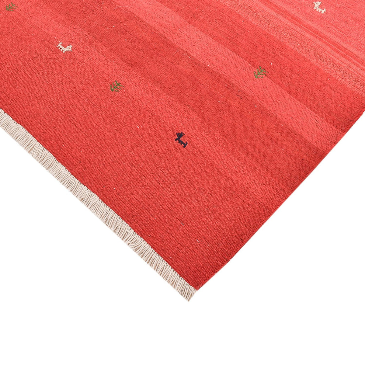 Gabbeh Teppich - Perser - 227 x 174 cm - rot