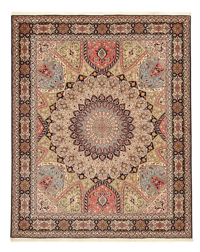 Täbriz - 50 Raj Teppich 208x250cm - Perserteppich