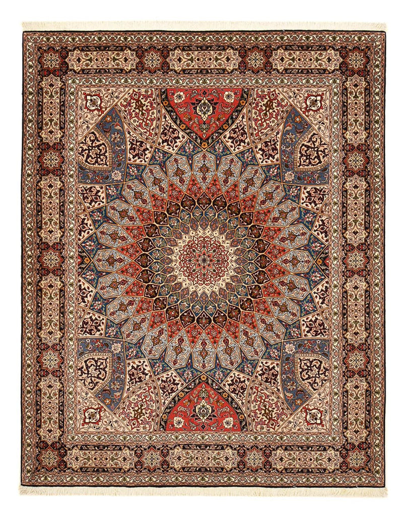 Perserteppich - Täbriz - Royal - 255 x 205 cm - dunkelbeige