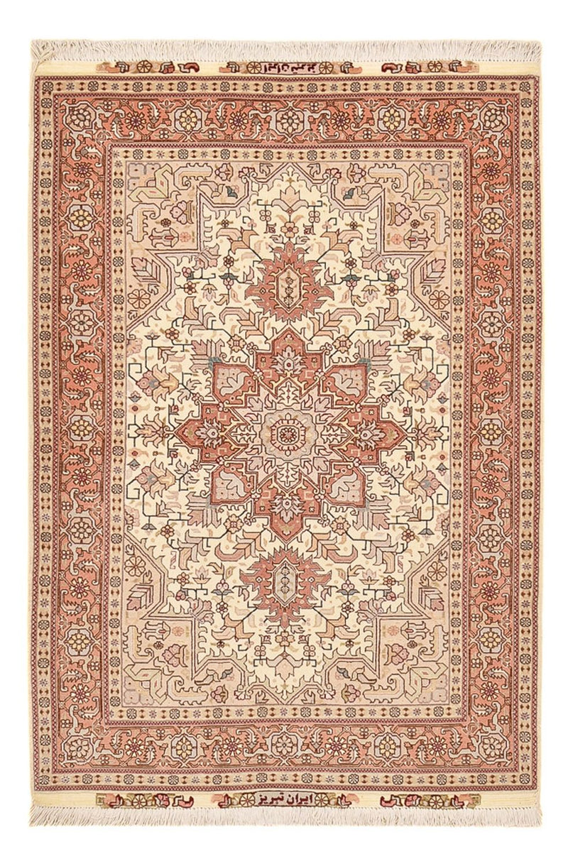 Perserteppich - Täbriz - Royal - 161 x 105 cm - hellrot