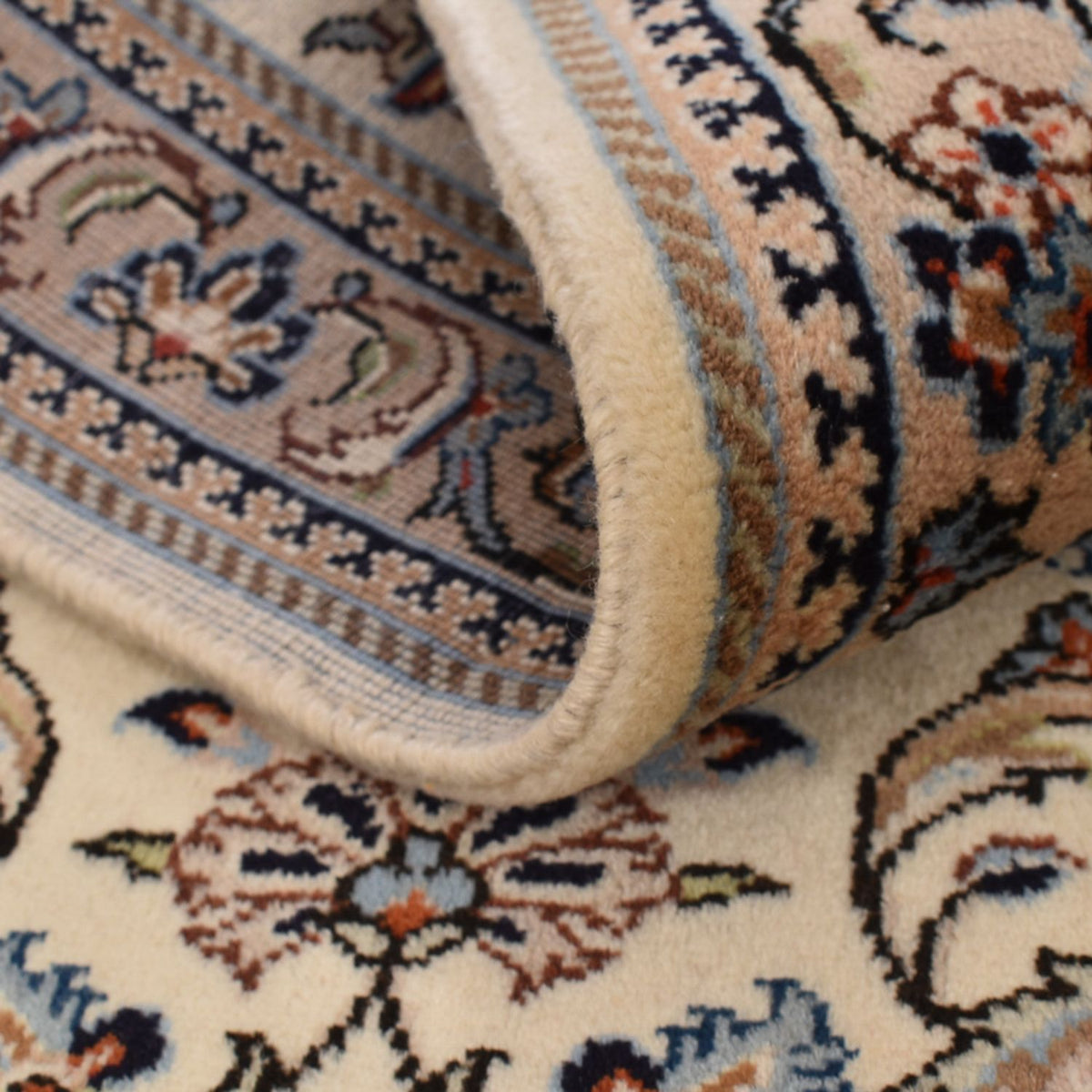 Läufer Perser - Keshan - 370 x 80 cm - beige