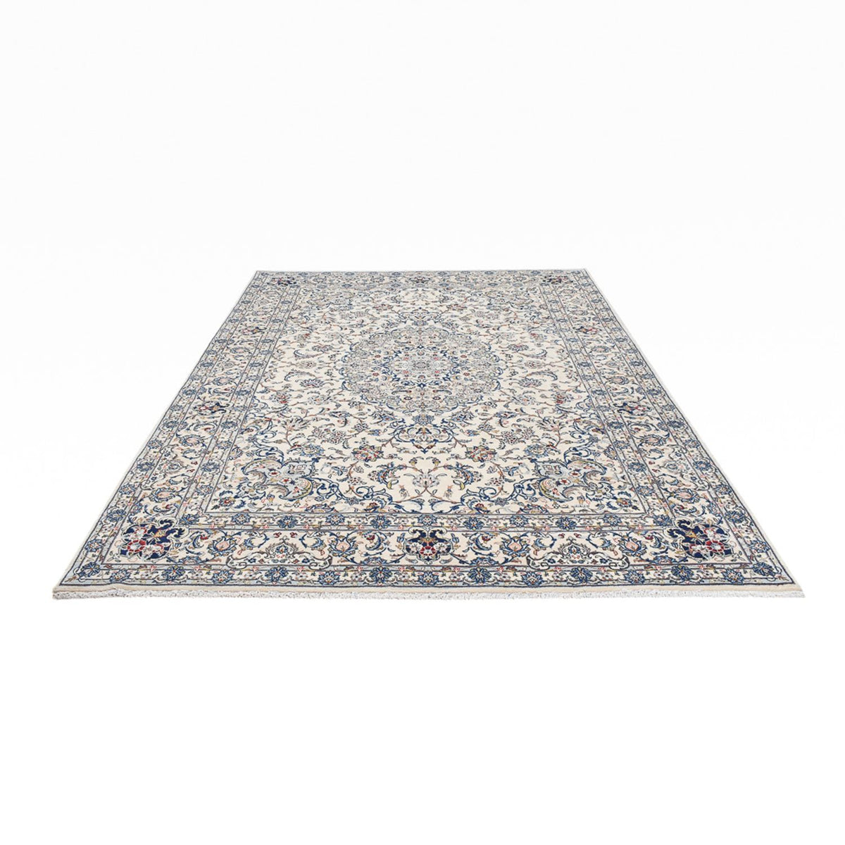 Perserteppich - Keshan - Royal - 348 x 252 cm - grau