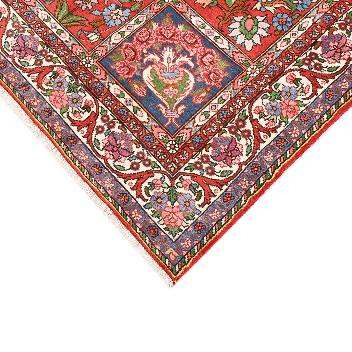 Perserteppich - Nomadic - 205 x 133 cm - mehrfarbig