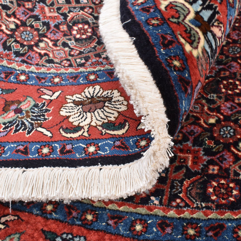 Perserteppich - Bidjar rund  - 153 x 153 cm - hellrot