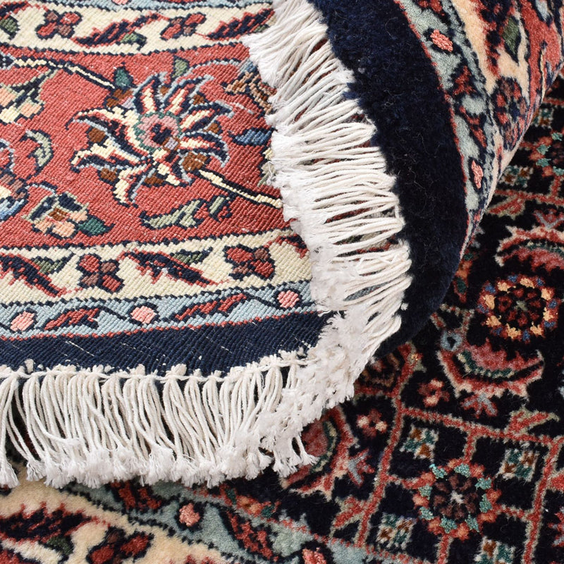 Perserteppich - Bidjar rund  - 155 x 155 cm - dunkelrot