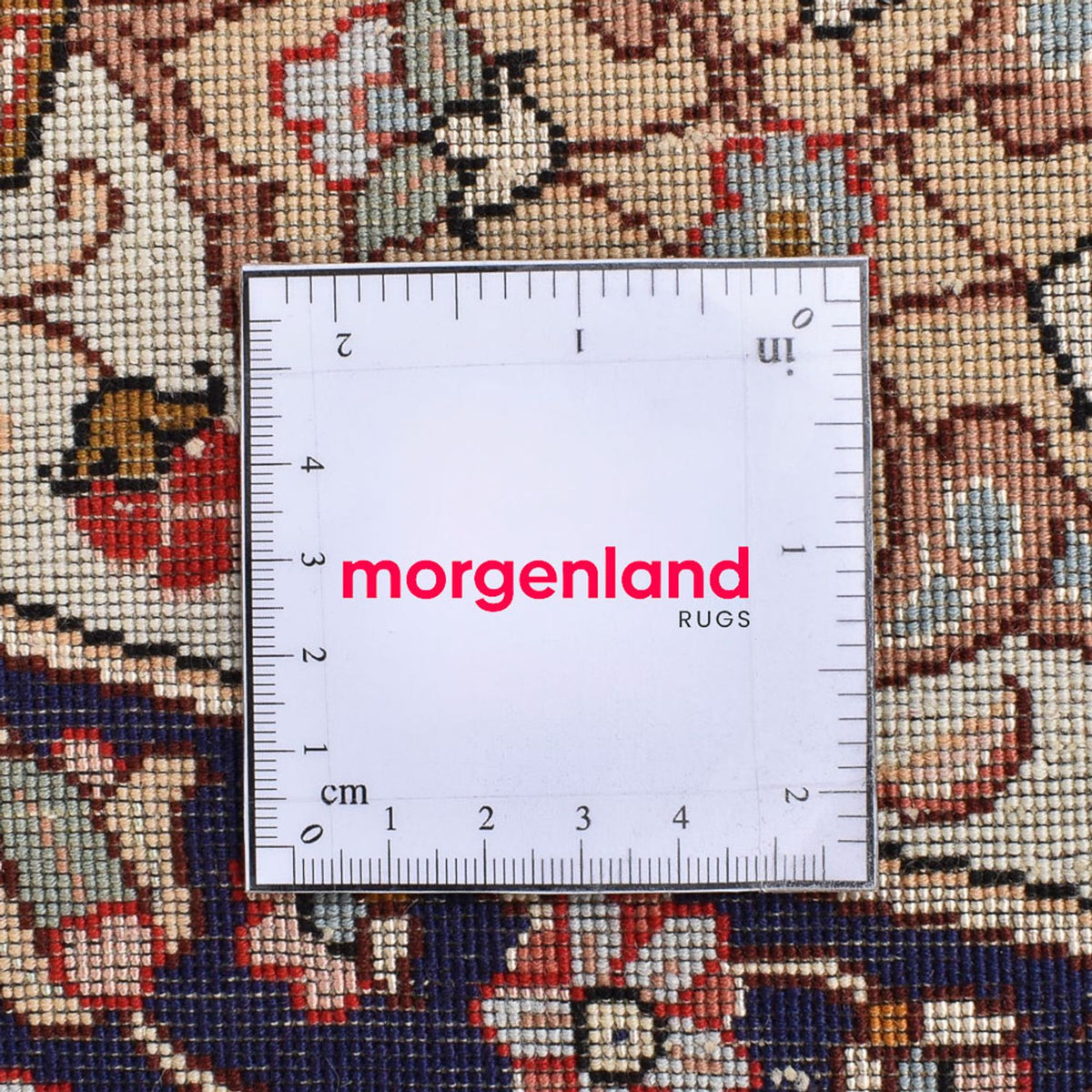 Perserteppich - Täbriz - Royal rund  - 312 x 312 cm - beige