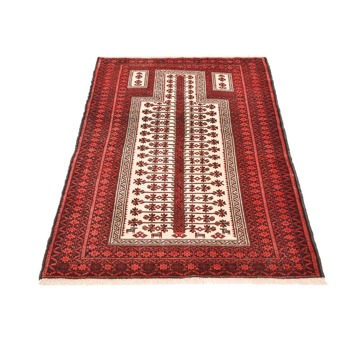 Belutsch Teppich - 144 x 99 cm - mehrfarbig
