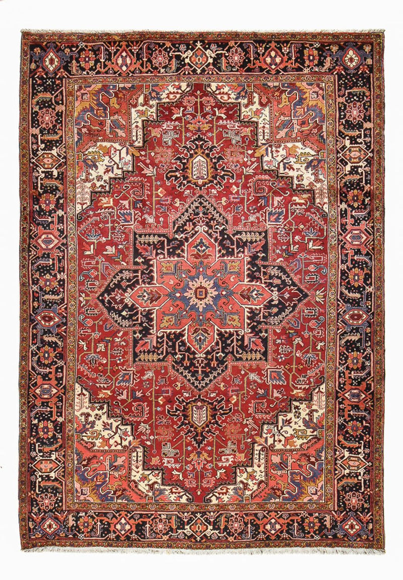 Perserteppich - Nomadic - 347 x 253 cm - rot