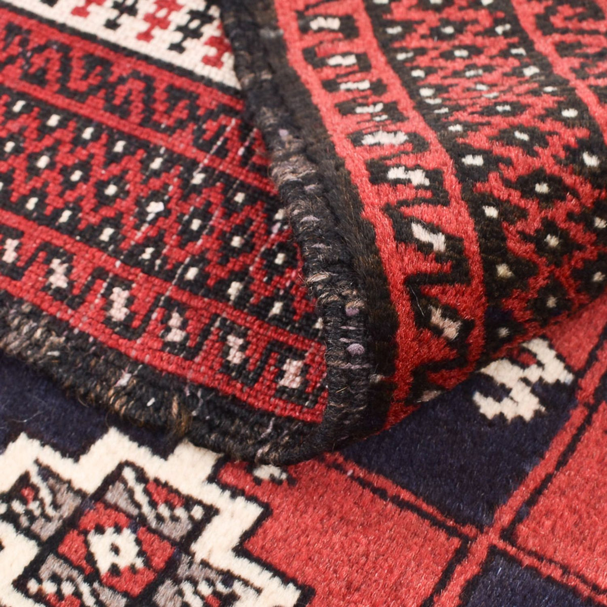 Belutsch Teppich - 130 x 95 cm - mehrfarbig