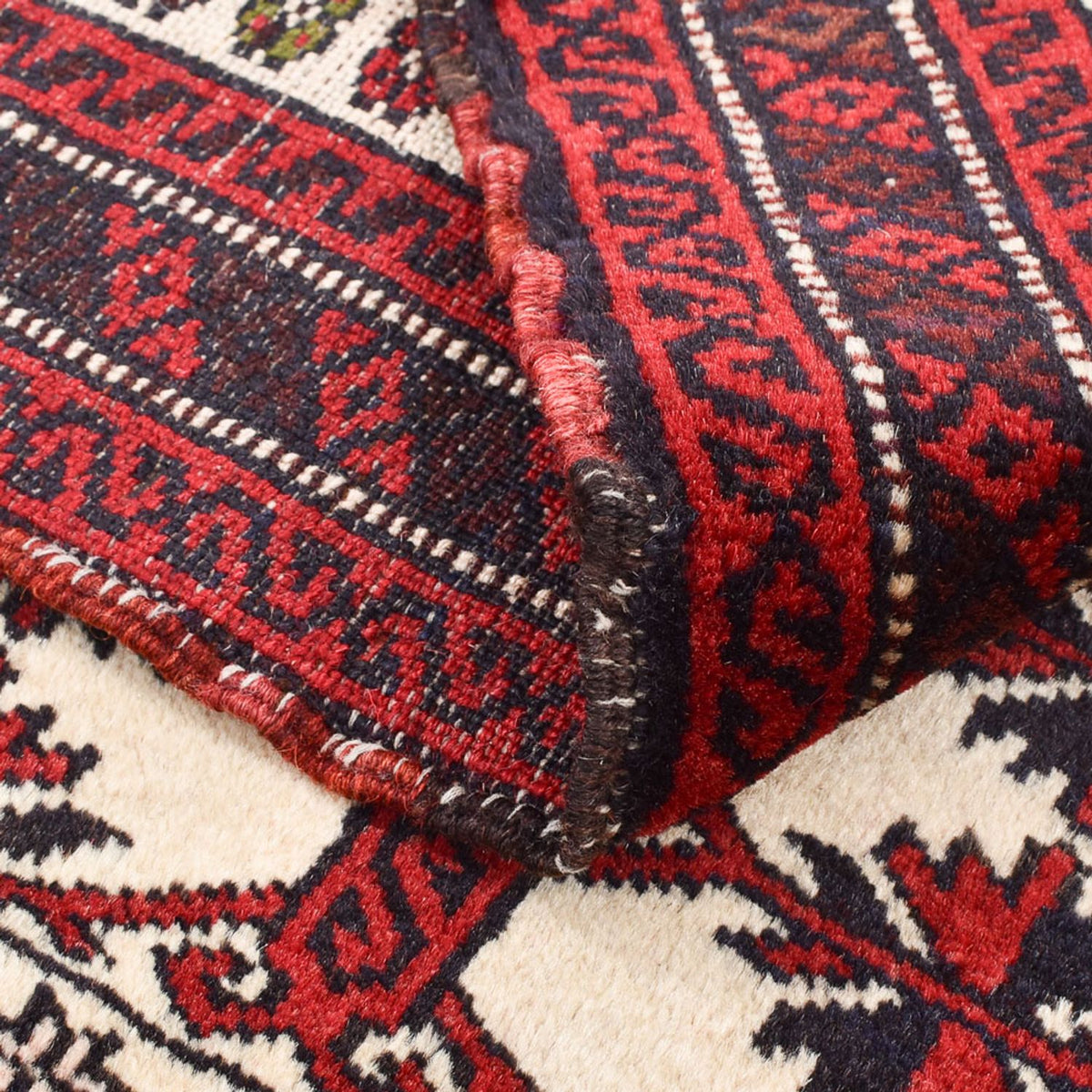 Belutsch Teppich - 128 x 100 cm - mehrfarbig