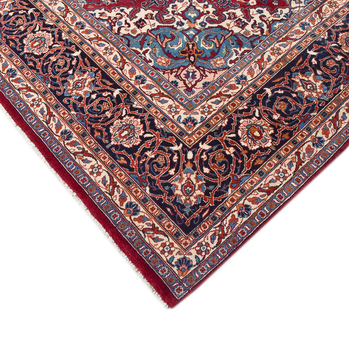 Perserteppich - Keshan - 340 x 245 cm - dunkelrot
