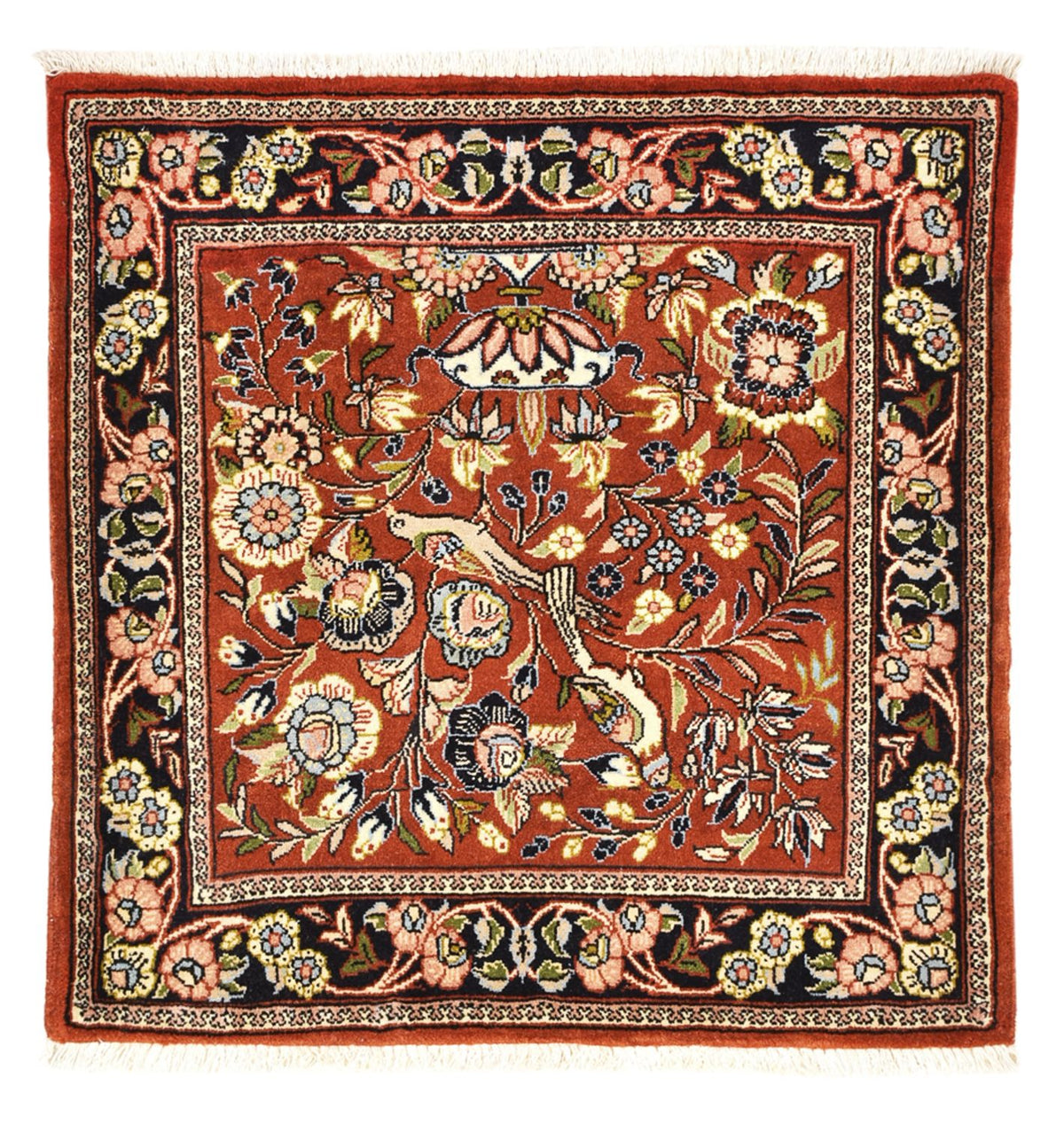 Perserteppich - Ghom quadratisch  - 74 x 73 cm - mehrfarbig
