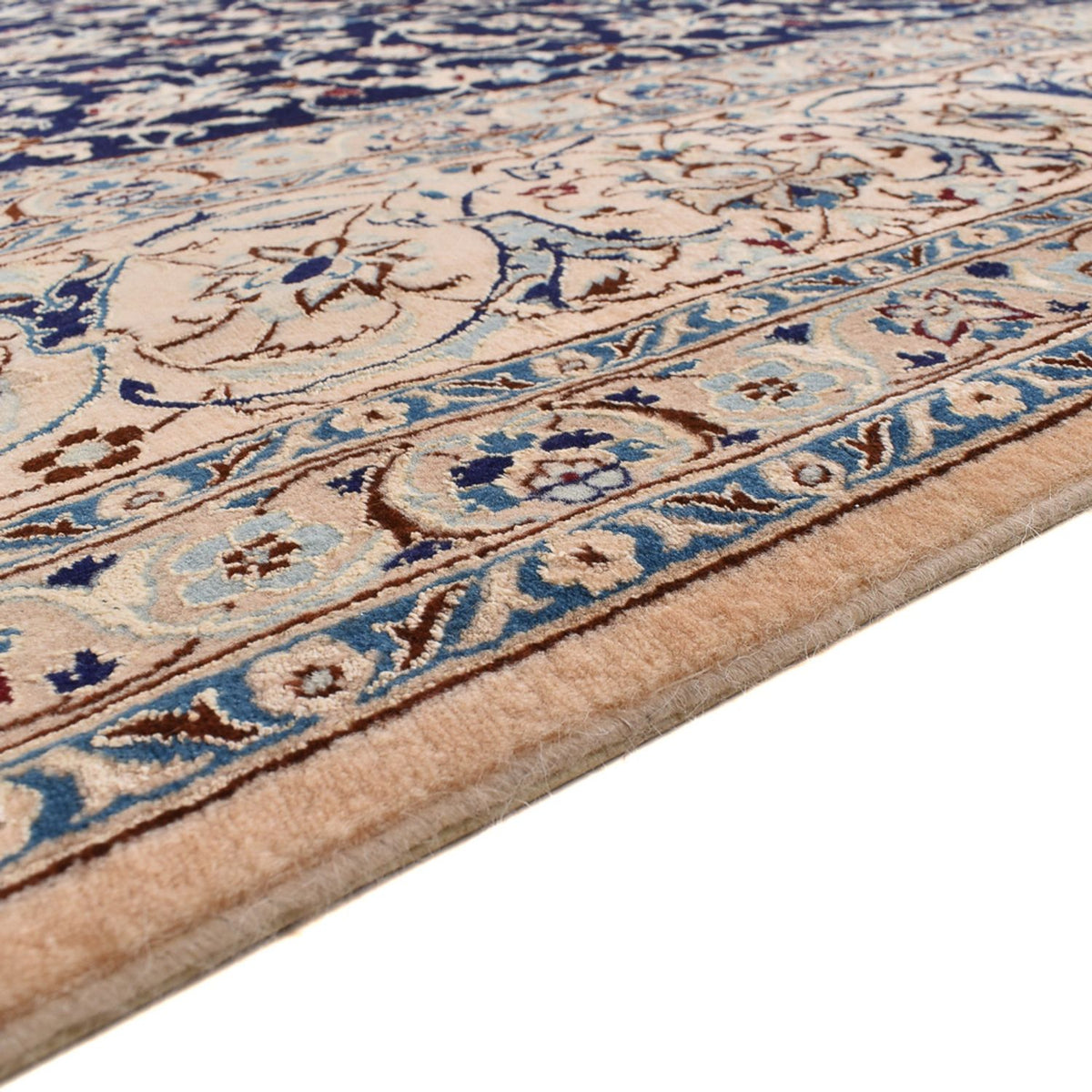 Perserteppich - Nain - Premium - 351 x 253 cm - dunkelblau