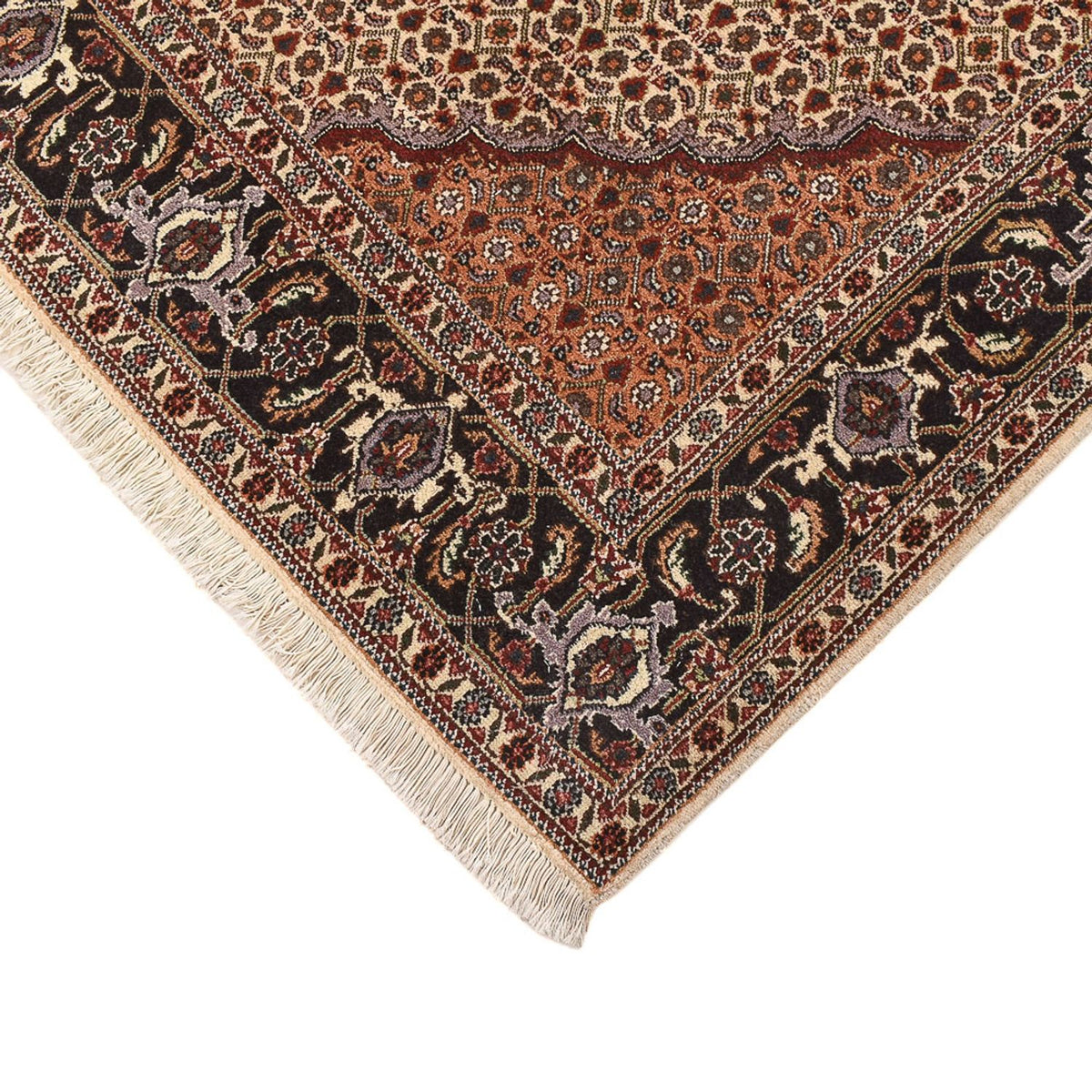 Perserteppich - Täbriz - Royal quadratisch - 203 x 195 cm - dunkelbeige