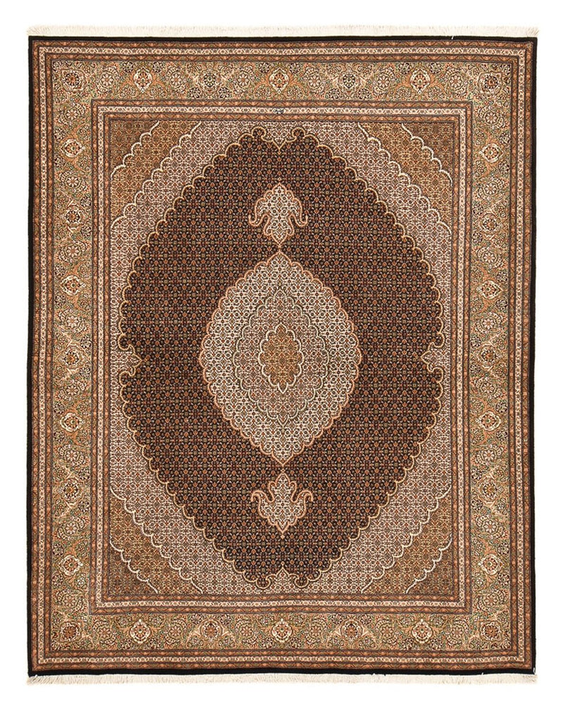 Perserteppich - Täbriz - Royal - 250 x 202 cm - dunkelbraun