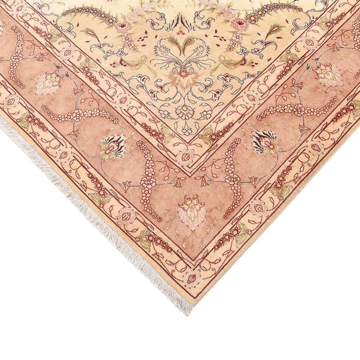 Perserteppich - Täbriz - Royal - 300 x 200 cm - hellbeige