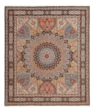 Täbriz - 50 Raj Teppich 253x302cm - Perserteppich