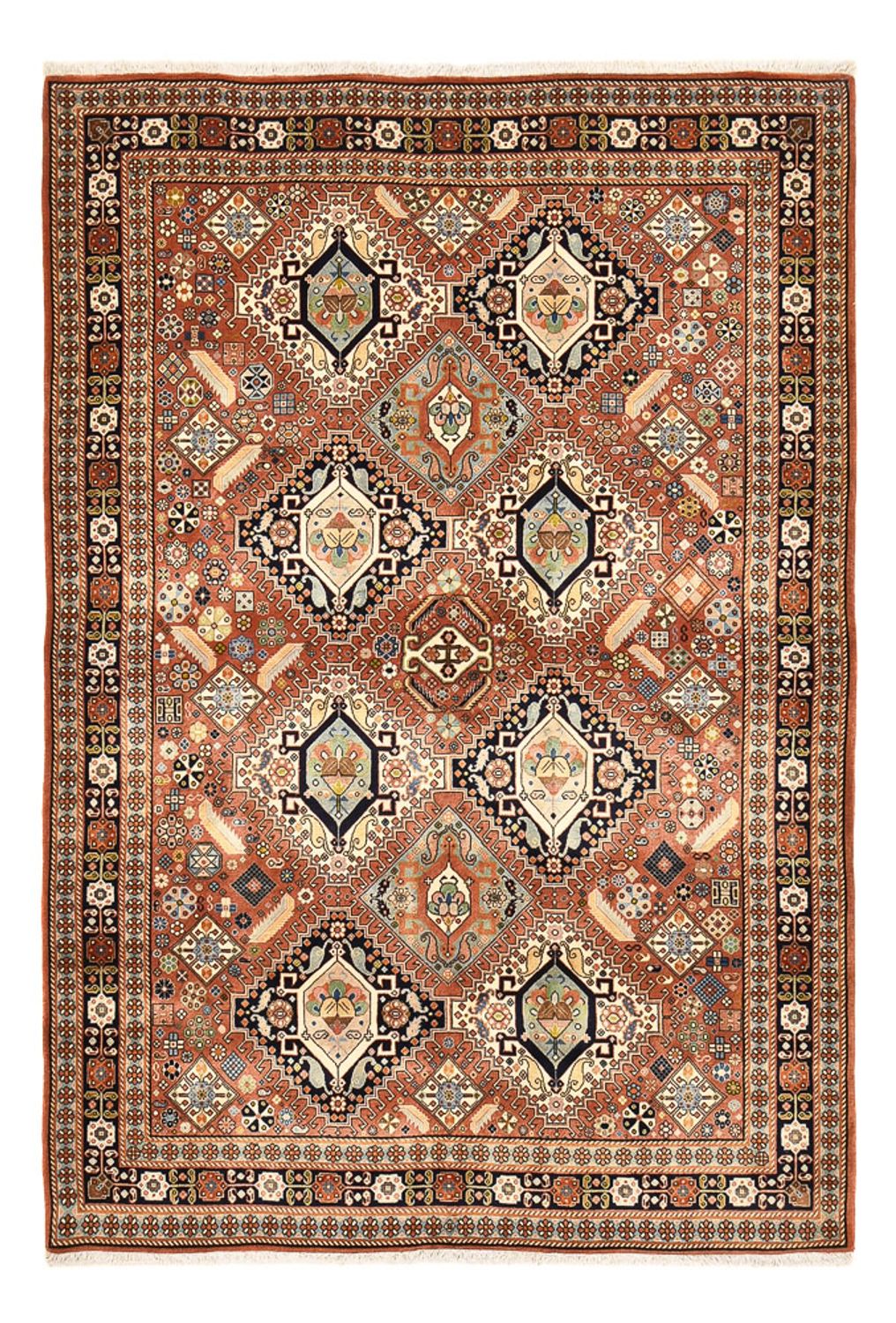 Gabbeh Teppich - Kaschkuli Perser - 290 x 176 cm - dunkelbeige