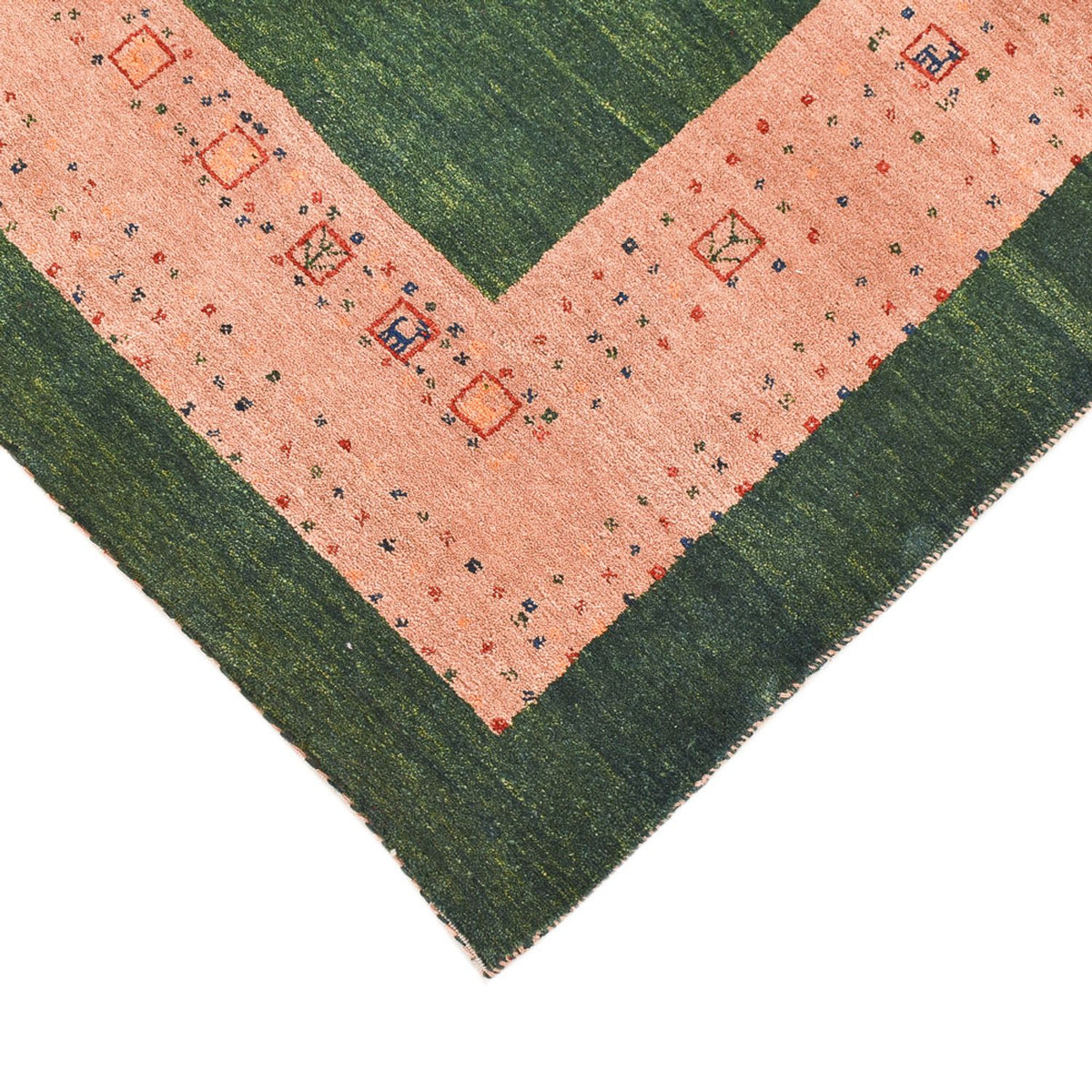 Gabbeh Teppich - Loribaft Perser - 150 x 108 cm - mehrfarbig