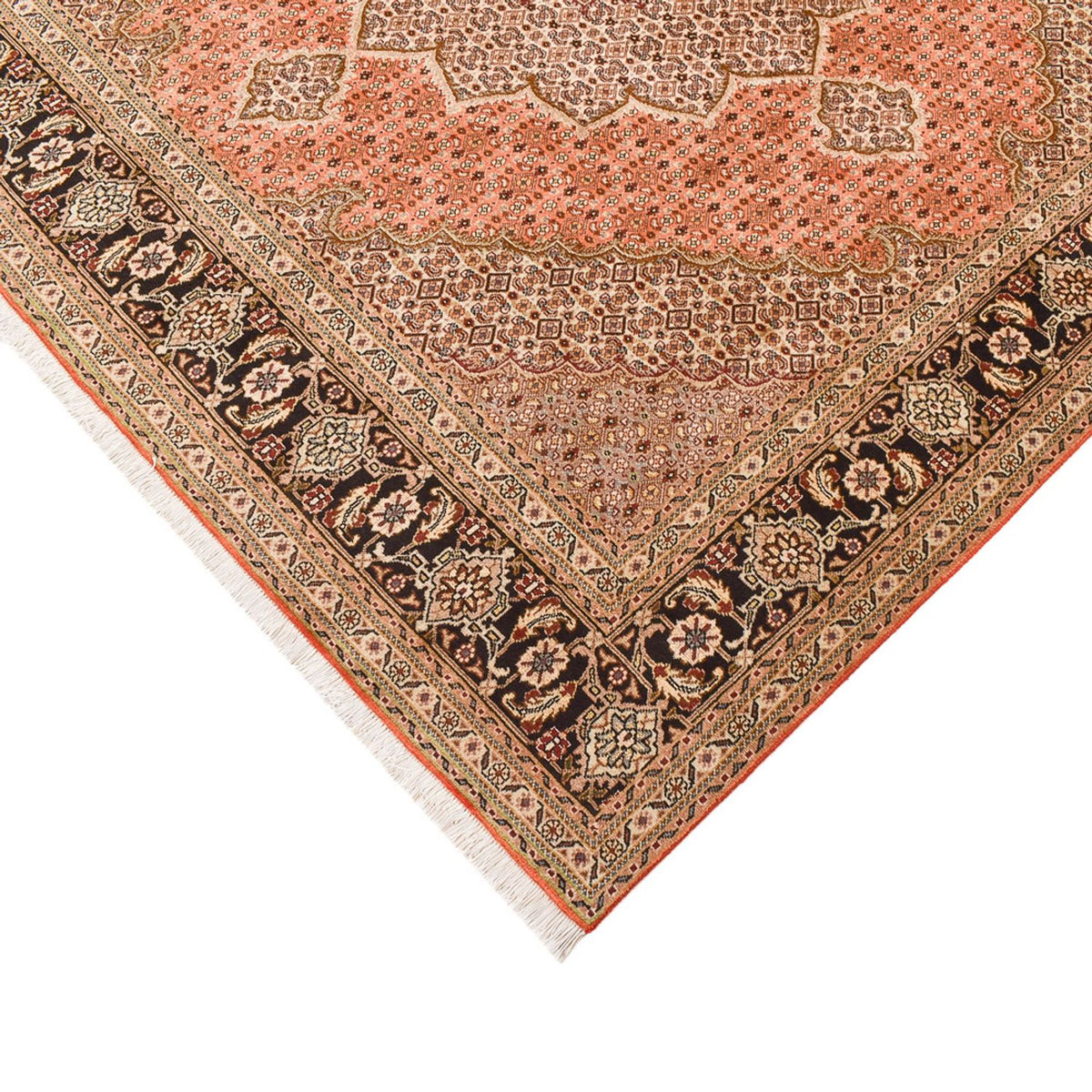 Perserteppich - Täbriz - Royal quadratisch  - 253 x 245 cm - dunkelbeige