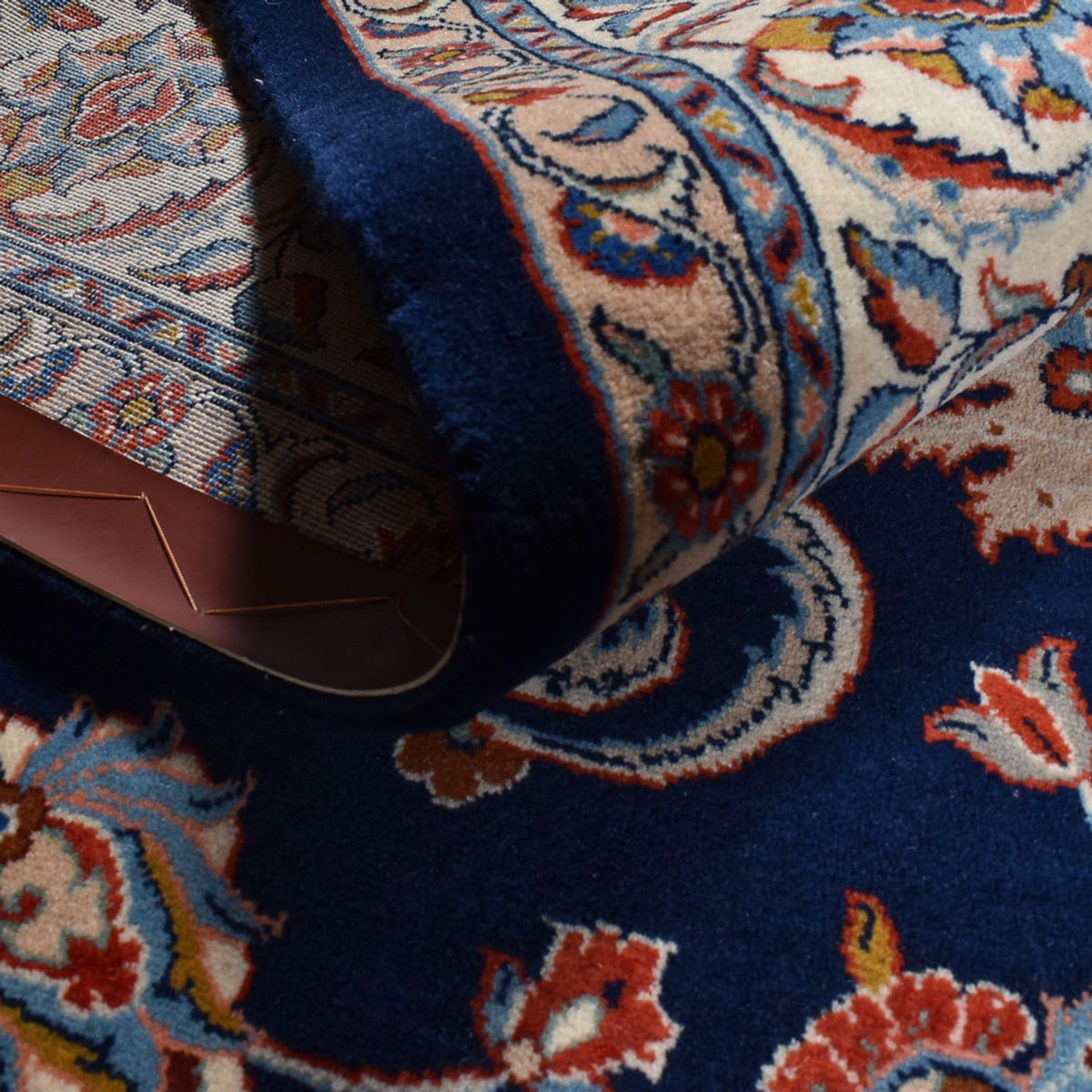 Perserteppich - Royal - 316 x 218 cm - dunkelblau