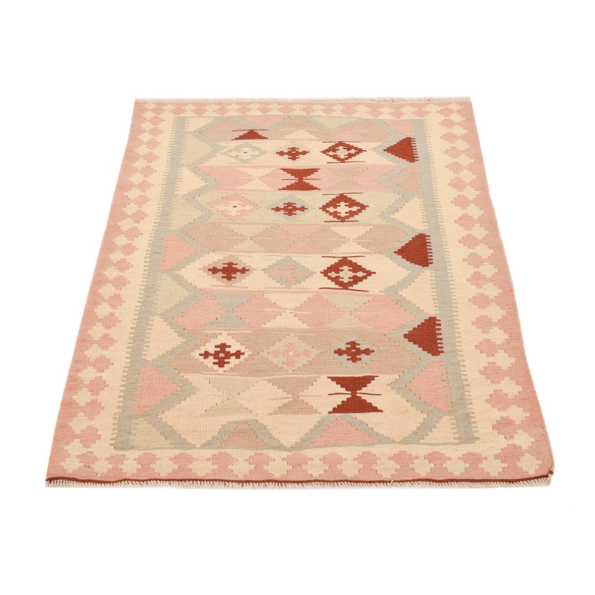 Kelim Teppich - Oriental - 145 x 100 cm - mehrfarbig