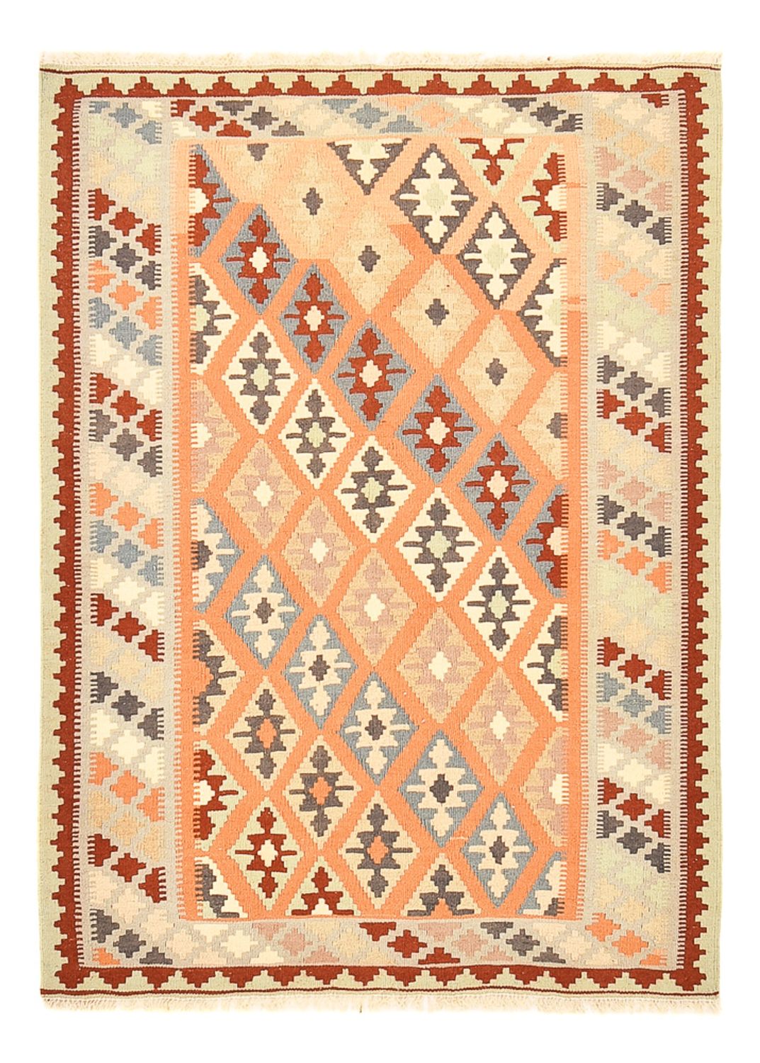 Kelim Teppich - Oriental - 145 x 103 cm - mehrfarbig