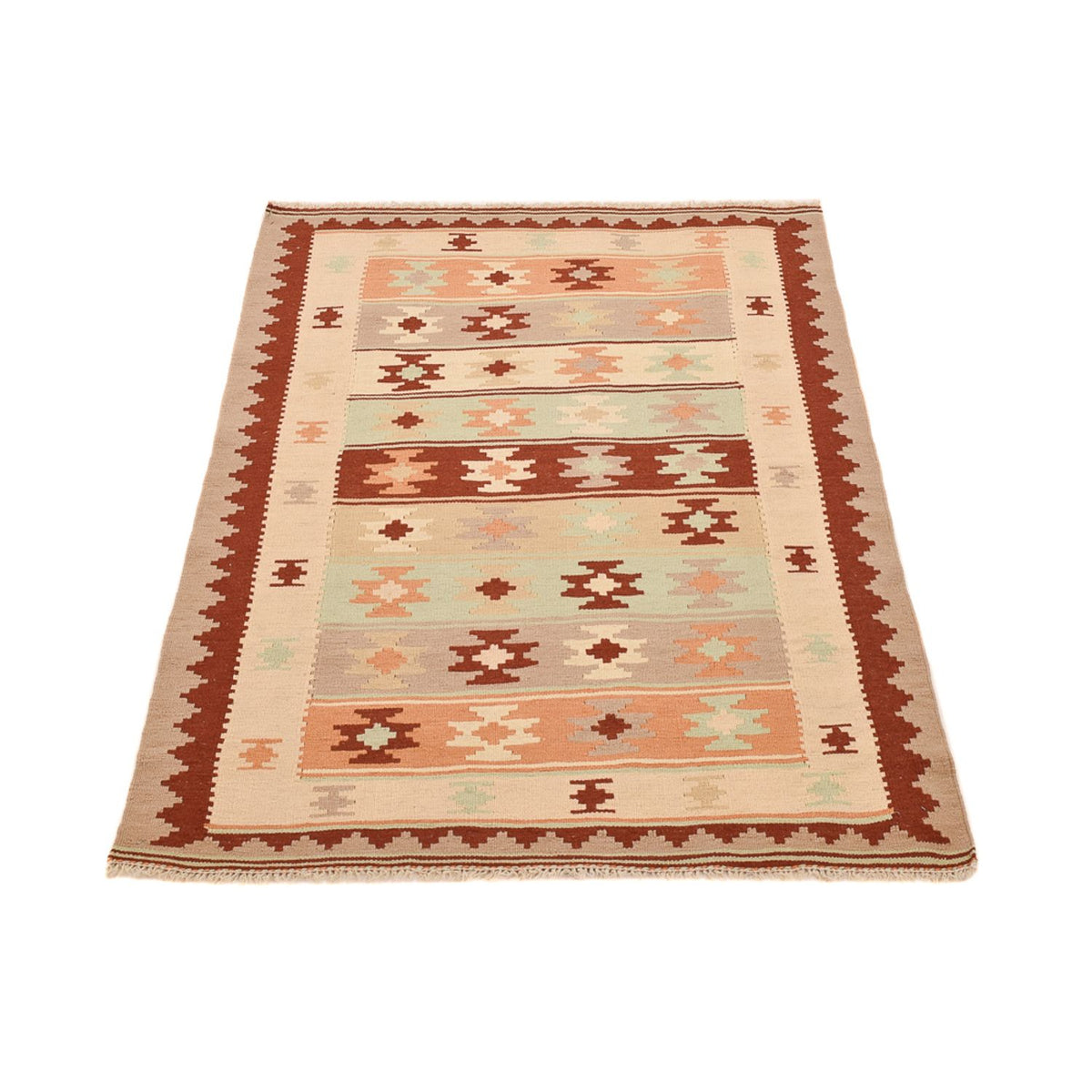 Kelim Teppich - Oriental - 147 x 96 cm - beige