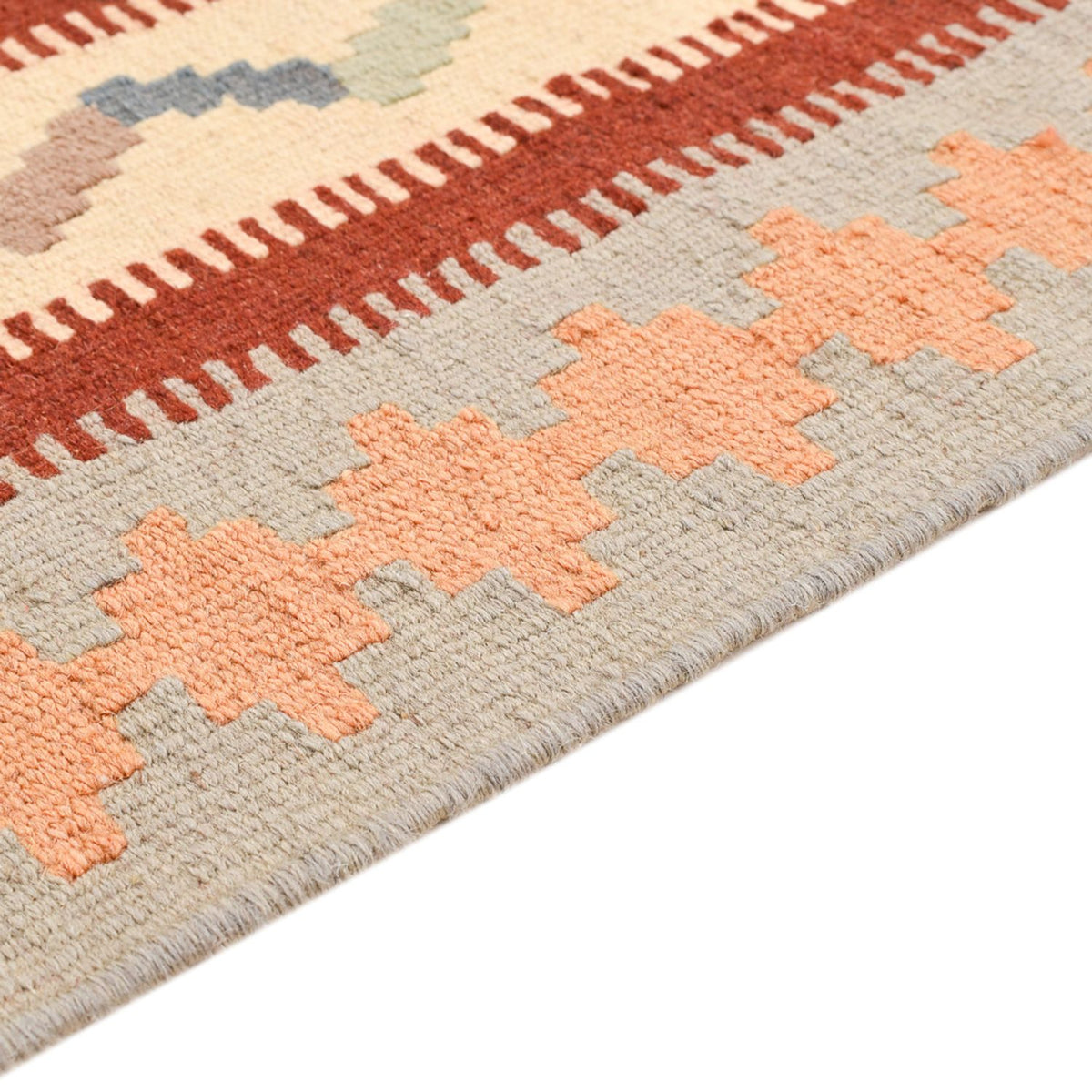 Kelim Teppich - Oriental - 140 x 100 cm - mehrfarbig