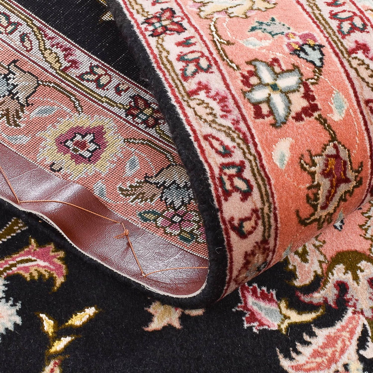 Läufer Perser - Täbriz - Premium - 210 x 80 cm - dunkelblau