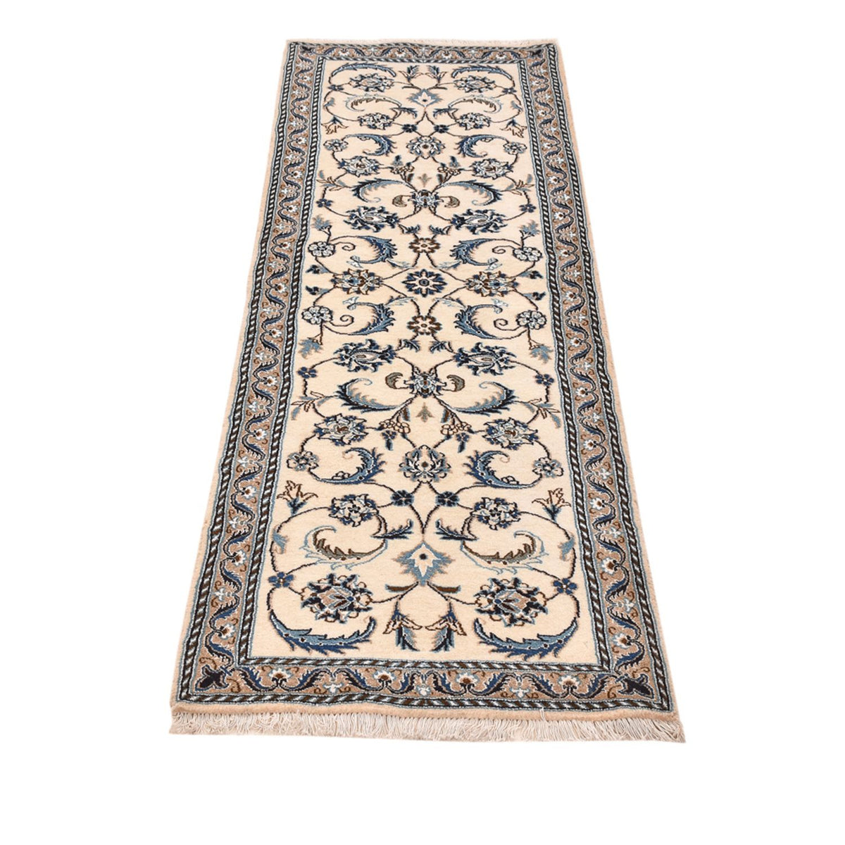 Läufer Perser - Nain - Royal - 200 x 60 cm - creme
