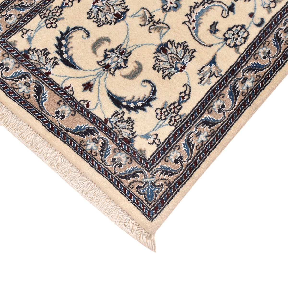 Läufer Perser - Nain - Royal - 202 x 58 cm - creme