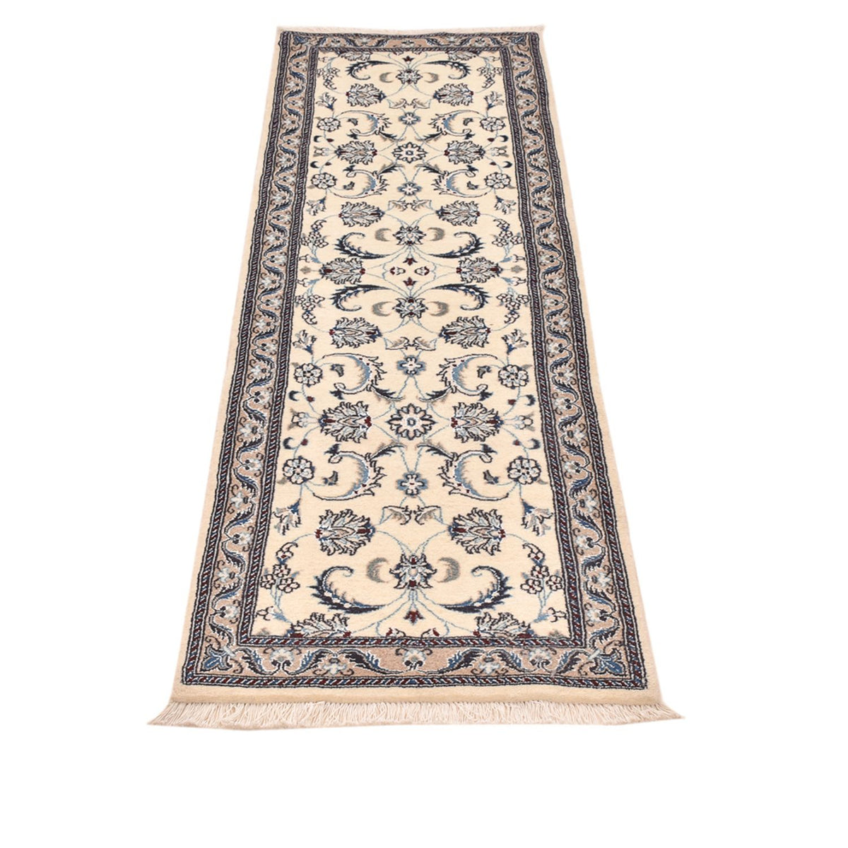 Läufer Perser - Nain - Royal - 202 x 58 cm - creme