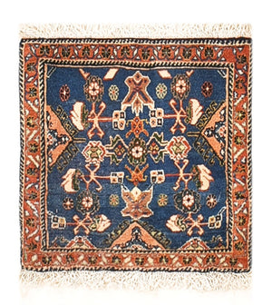 Gabbeh Teppich - Kaschkuli Perser - 57 x 40 cm - mehrfarbig
