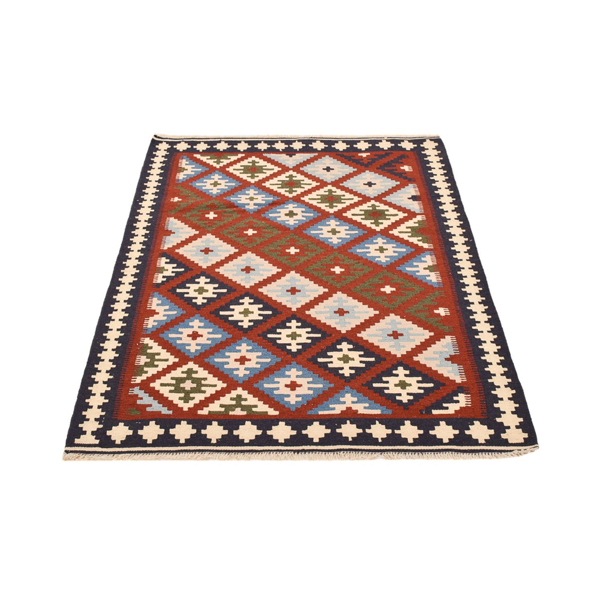 Kelim Teppich - Oriental - 145 x 100 cm - mehrfarbig