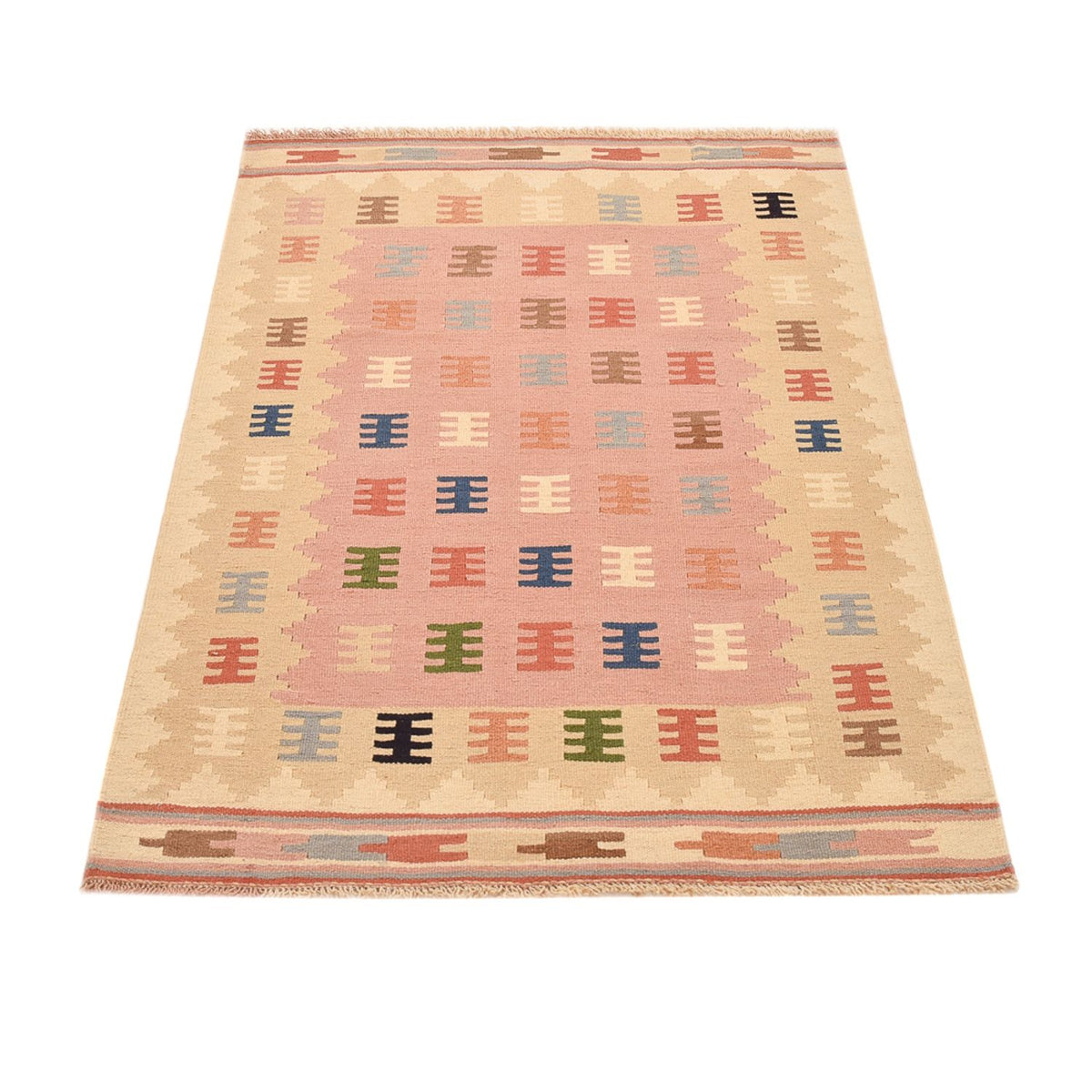 Kelim Teppich - Oriental - 150 x 94 cm - mehrfarbig
