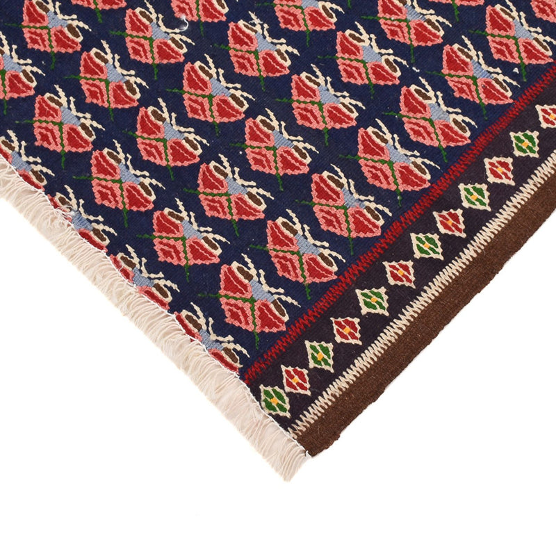 Kelim Teppich - Oriental quadratisch  - 66 x 66 cm - mehrfarbig