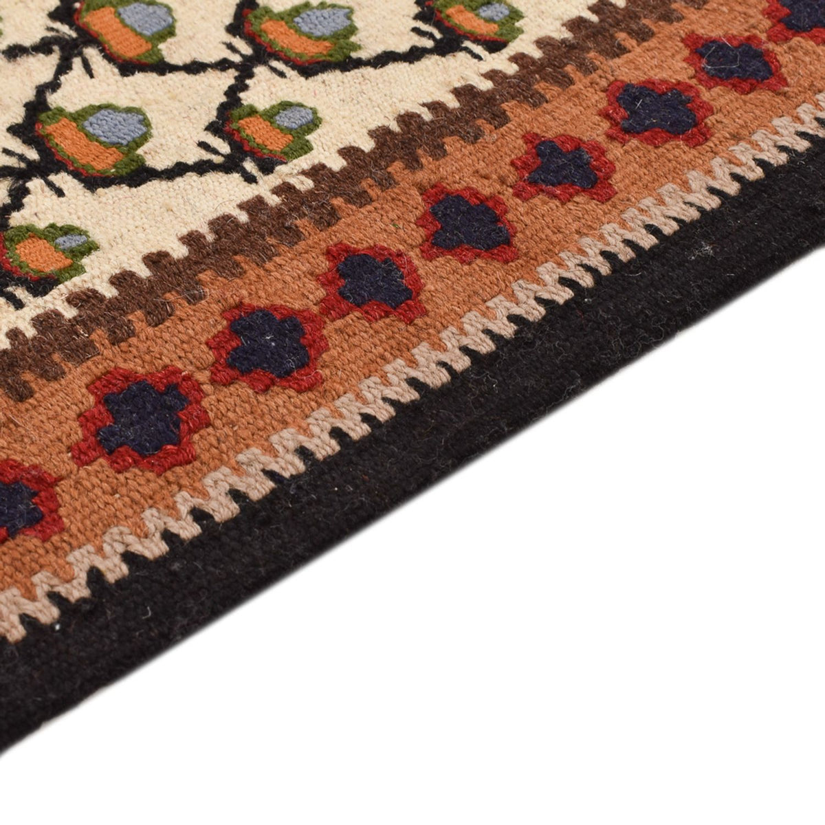 Kelim Teppich - Oriental - 88 x 85 cm - creme