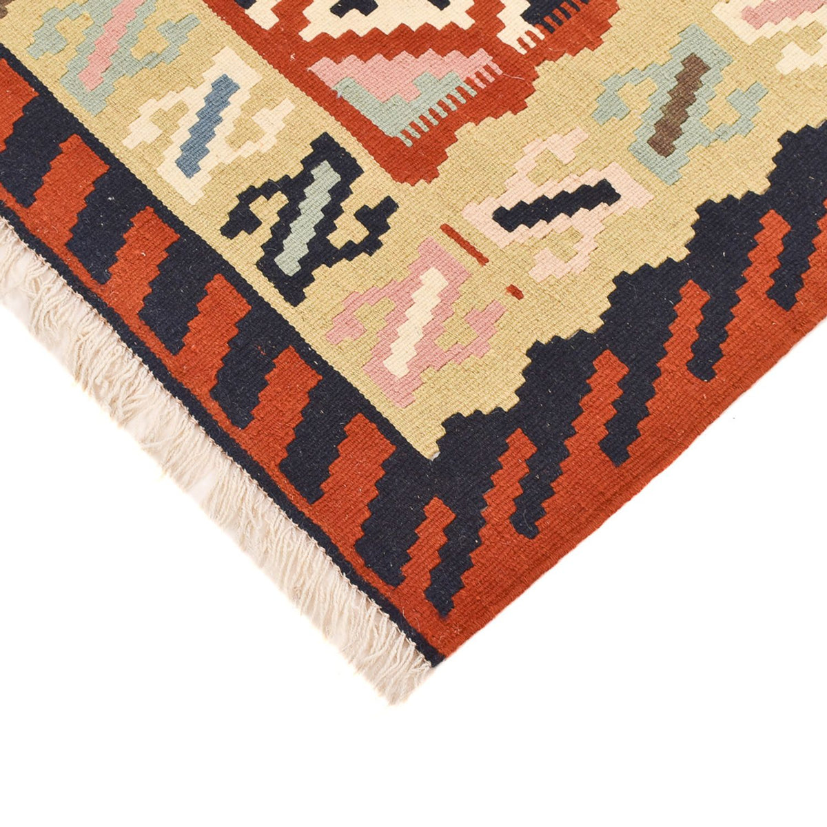 Kelim Teppich - Oriental - 140 x 104 cm - mehrfarbig