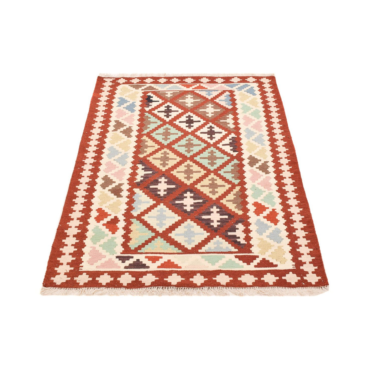 Kelim Teppich - Oriental - 150 x 98 cm - mehrfarbig