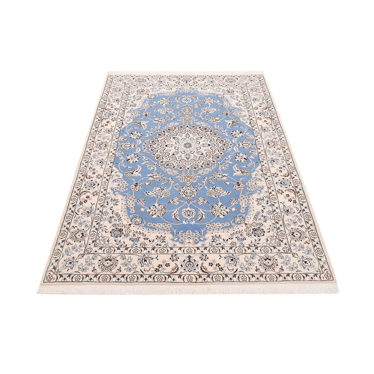 Perserteppich - Nain - Royal - 242 x 158 cm - blau
