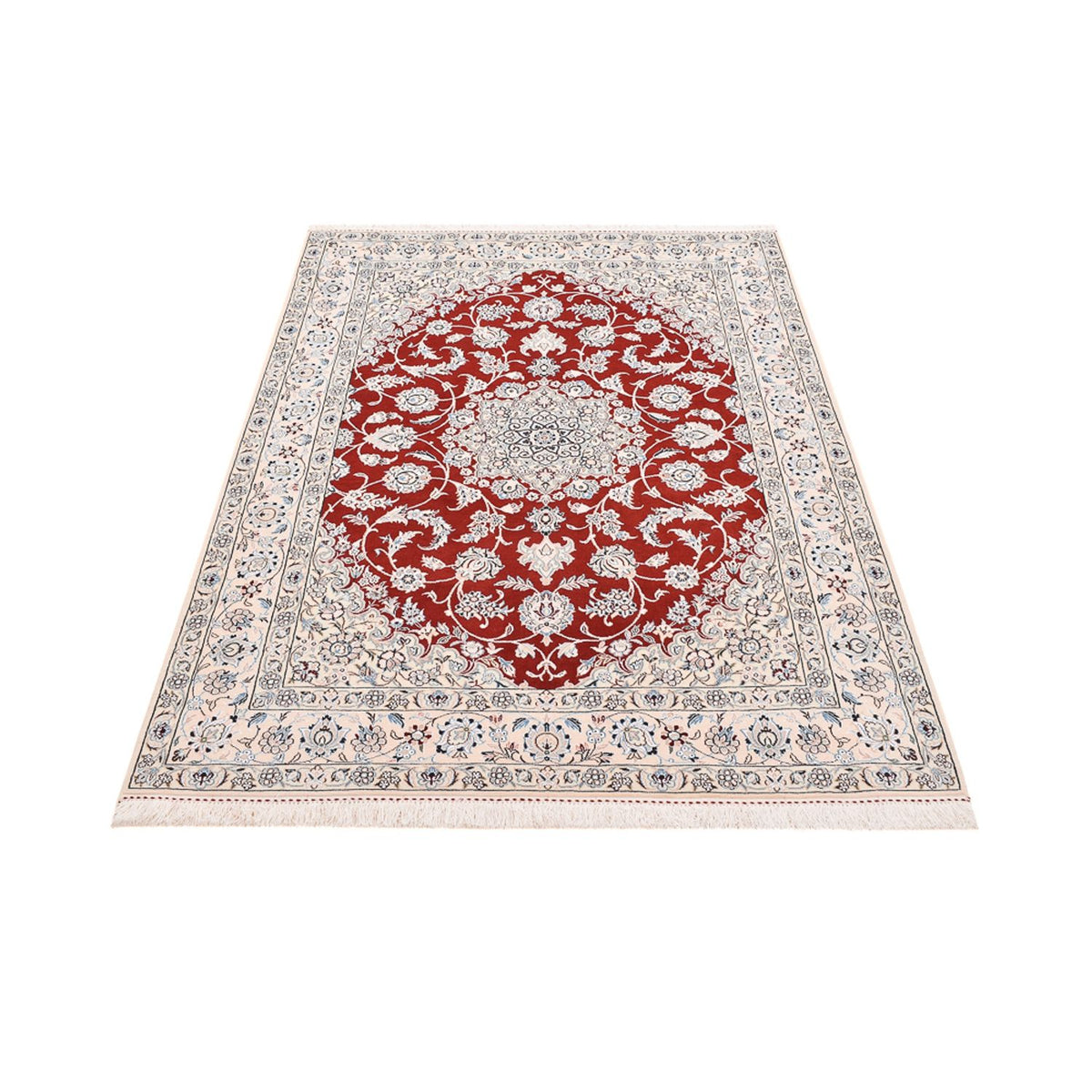 Perserteppich - Nain - Royal - 205 x 148 cm - rot