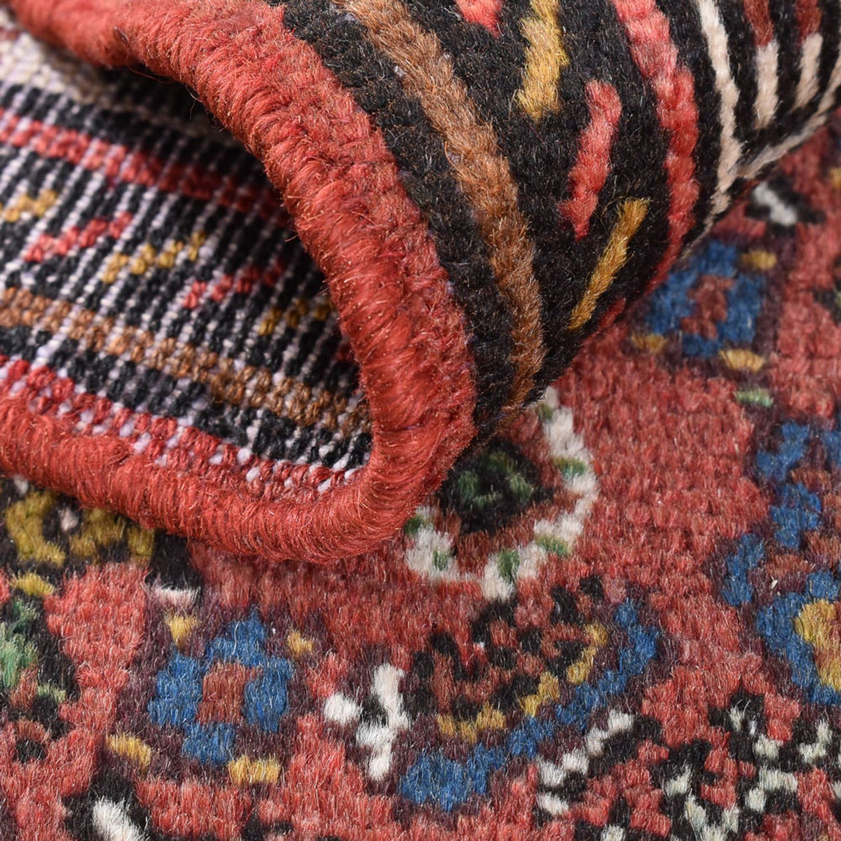 Perserteppich - Nomadic - 150 x 99 cm - dunkelrot