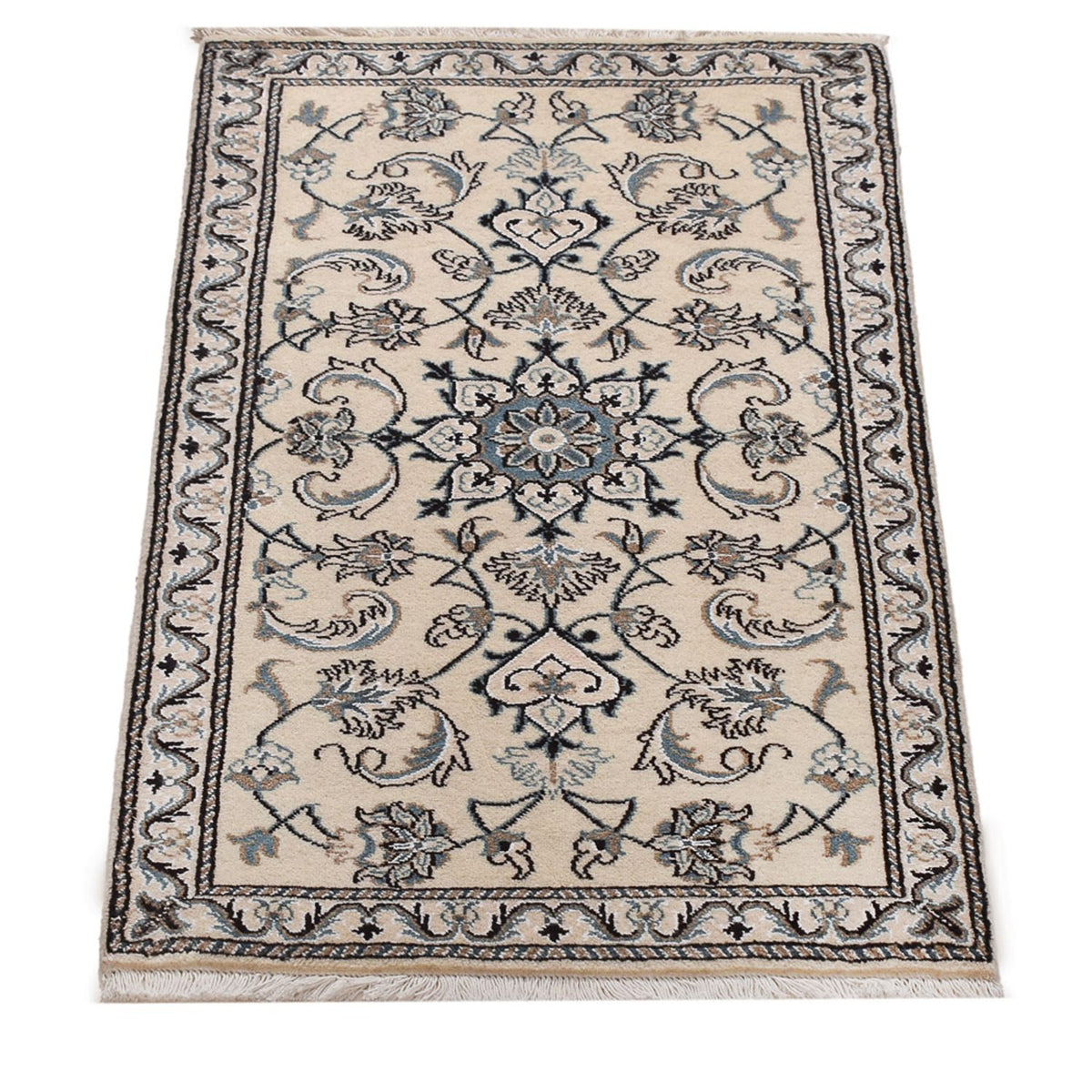 Perserteppich - Nain - 138 x 67 cm - creme