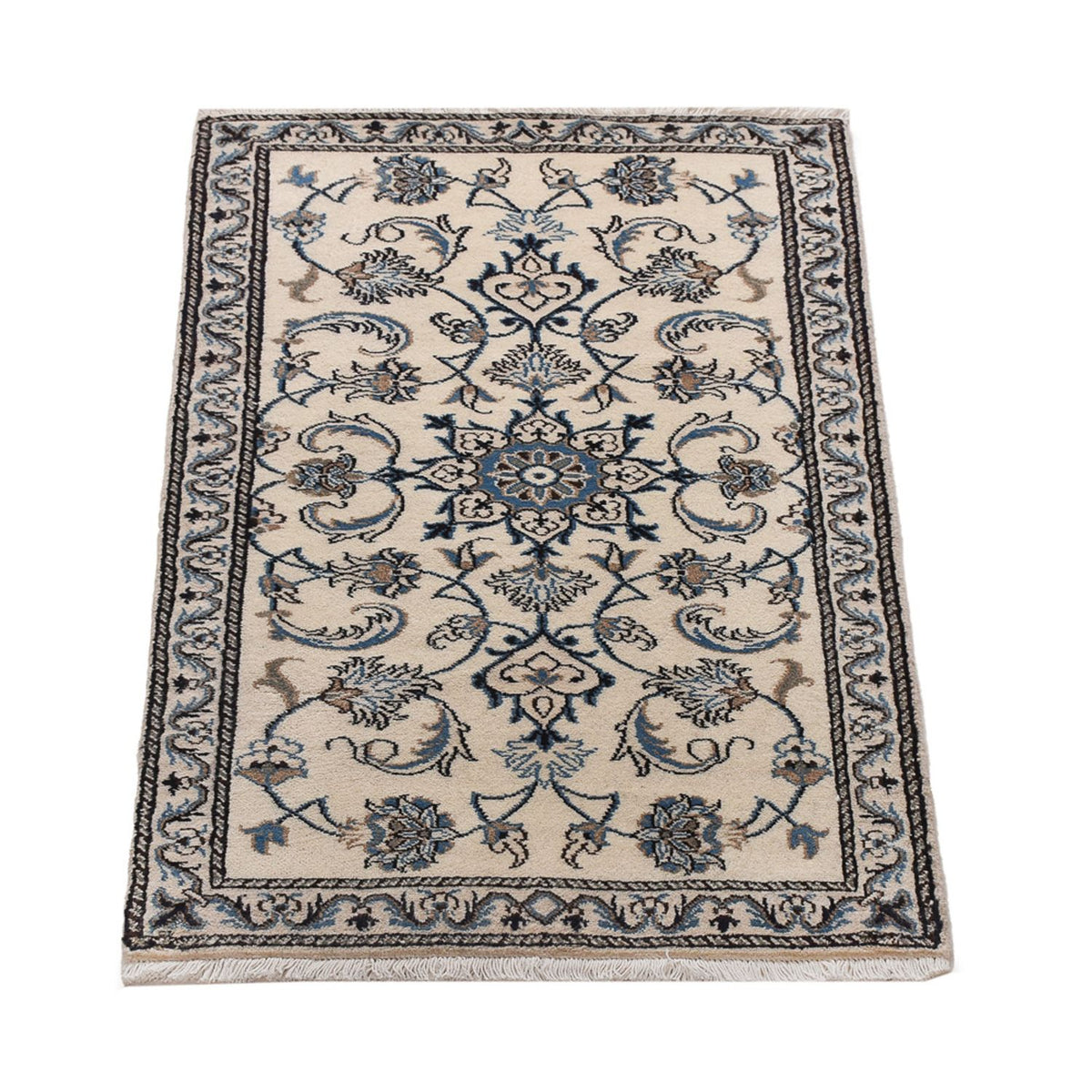Perserteppich - Nain - 136 x 68 cm - creme
