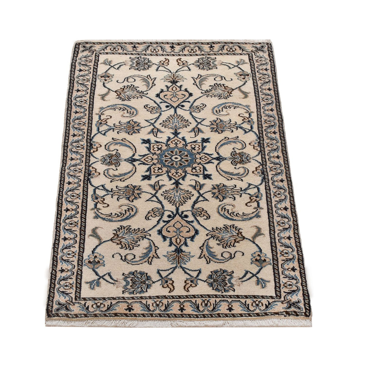 Perserteppich - Nain - 142 x 69 cm - creme