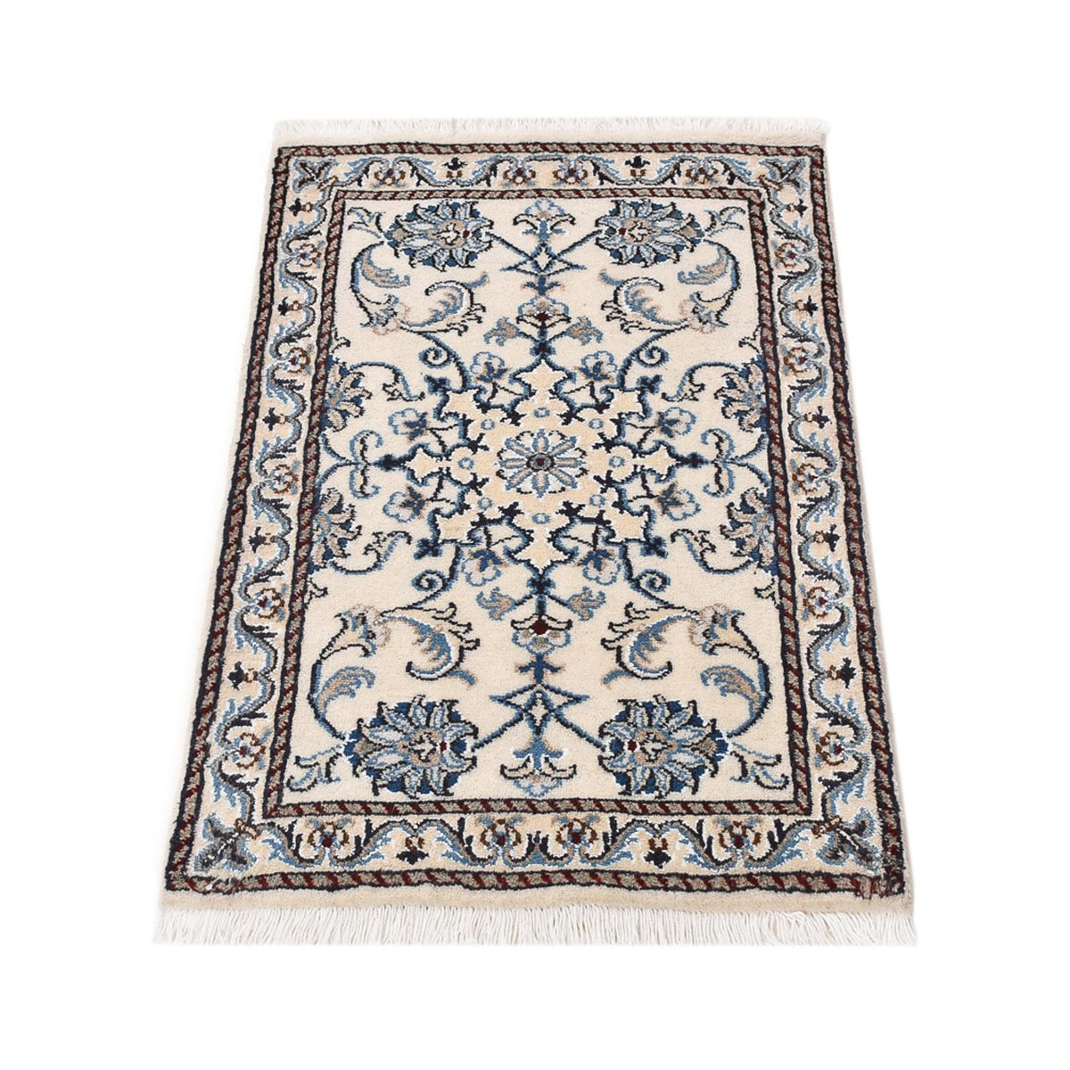 Perserteppich - Nain - 90 x 56 cm - creme