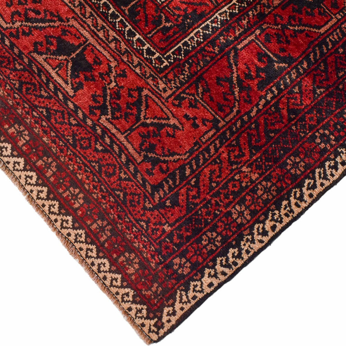 Belutsch Teppich sonderform - 198 x 114 cm - rot
