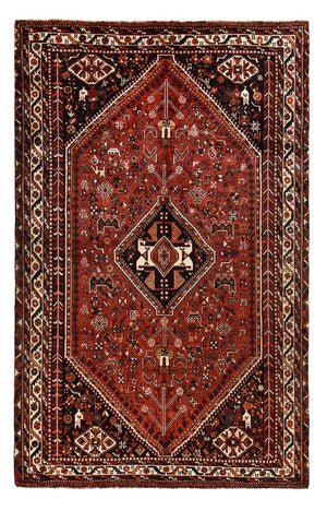 Perserteppich - Nomadic - 281 x 178 cm - rot